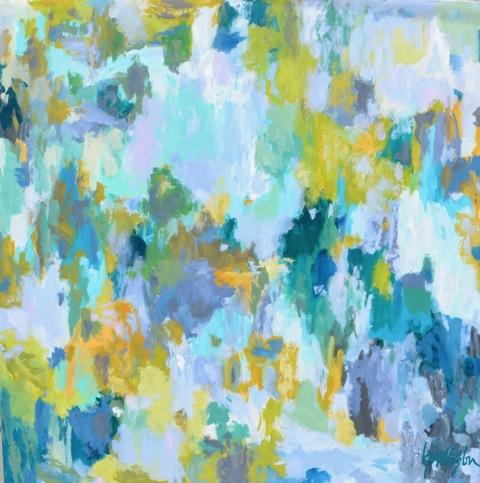 Water Off the Bridge 48"w x 48"h